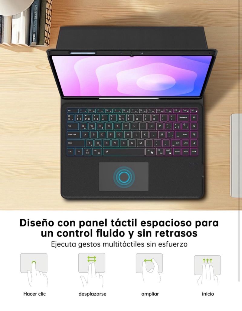 Funda Teclado Retroiluminado  para Tablet 14.6“. afbeelding 7