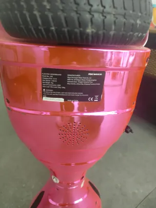 Patinete Eléctrico Rosa Metálico