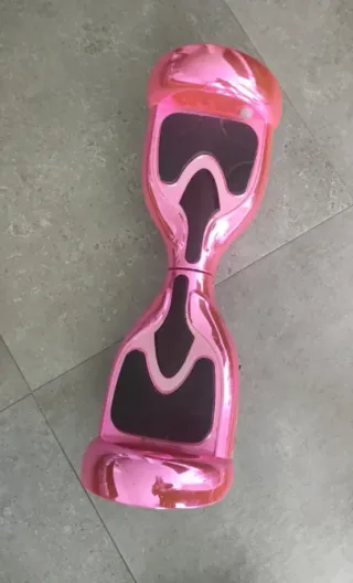 Patinete Eléctrico Rosa Metálico