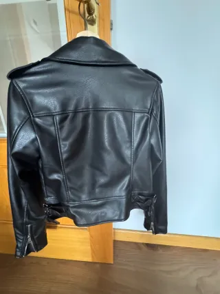 Cazadora Biker Pull&Bear Negra