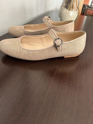 Bailarinas Patsy Lino Beige Talla 38