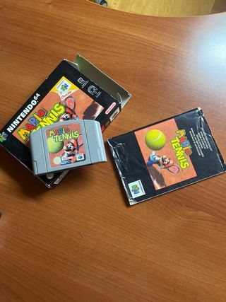 Mario Tennis N64 con caja
