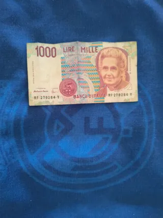 1000 Liras Italianas - Billete