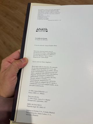 Los judíos de Europa un legado de 2000 años