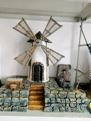 Molino de viento para Belén