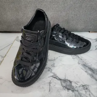 Zapatillas Puma Negras Charol
