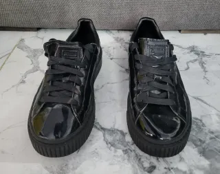 Zapatillas Puma Negras Charol