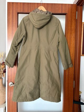 Gabardina Adolfo Dominguez Verde Talla M