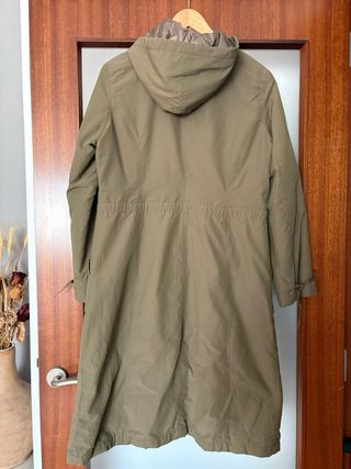 Gabardina Adolfo Dominguez Verde Talla M