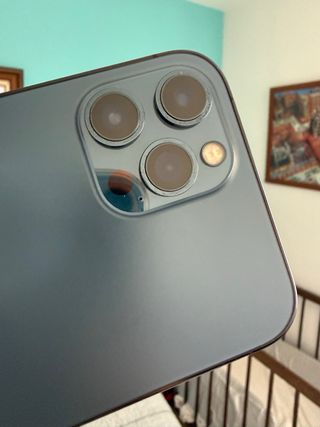 iPhone 12 Pro Max 256GB azul 100% bateria