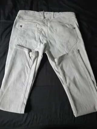 Vaqueros chico grises