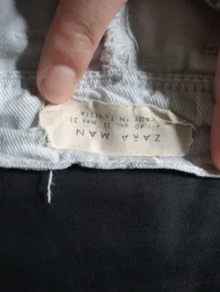 Vaqueros chico grises