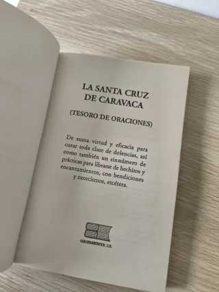 La santa Cruz de Caravaca (Tesoro de oraciones)