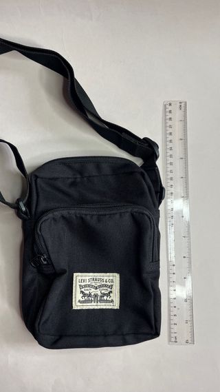 Mini tracolla Levi's nera da uomo