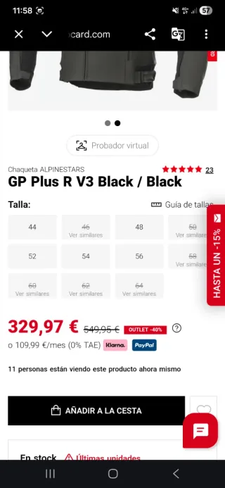 Chaqueta Alpinestars GP Plus R V3