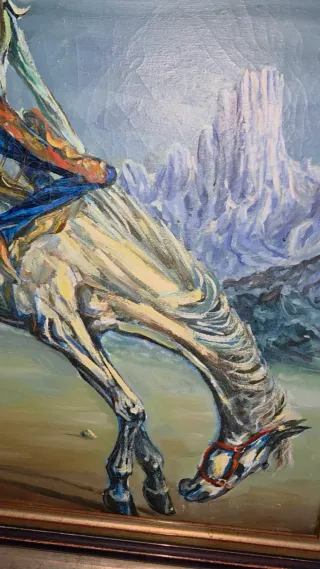 Cuadro Julio Viera (1934-2023) Pintor Canario