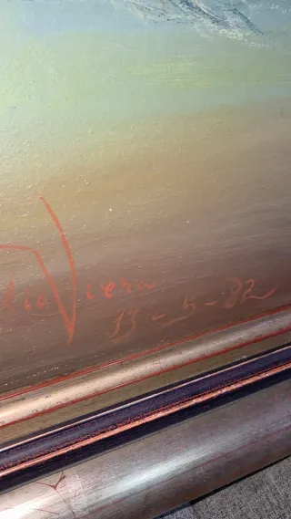 Cuadro Julio Viera (1934-2023) Pintor Canario