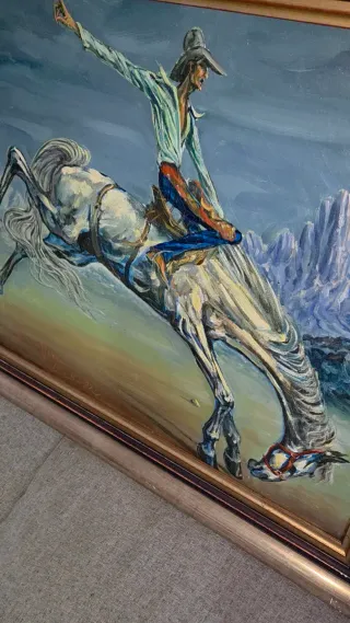 Cuadro Julio Viera (1934-2023) Pintor Canario