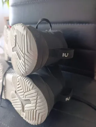 Botas de Baloncesto Tarmak Negras y Rojas