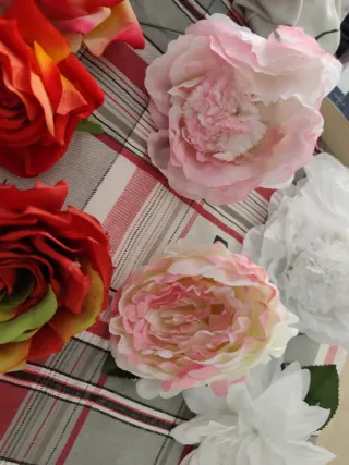 Flores Flamenca Sevillana Gitana Multicolor