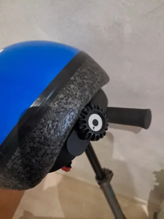 Patinete Decathlon con Casco Azul