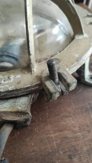 2 Plafones Náuticos Metal Bronce Latón