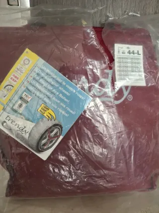 Cadenas de nieve textiles Trendy