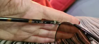 Gafas de sol Calvin Klein marrones y plateadas