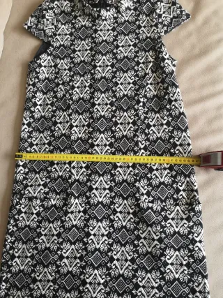 Vestido estampado clásico