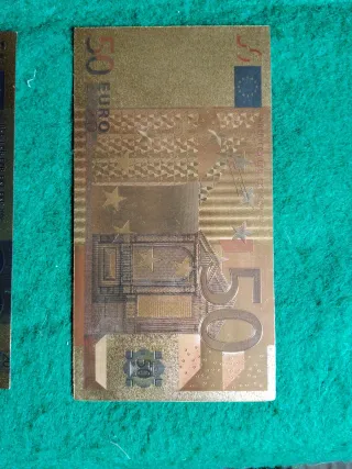 Billetes de Euro Dorados Colección