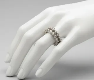 Anillo PDPAOLA plata con circonitas – talla 12 mm