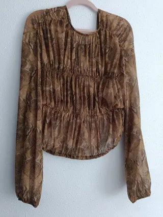 Conjunto Zara estampado talla M