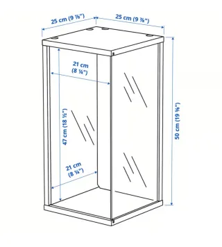 Vitrina Ikea Blanca Madera