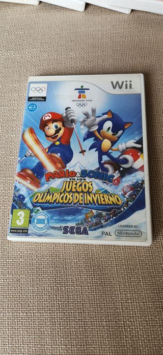 Juego Mario & Sonic Juegos Olímpicos Invierno Wii