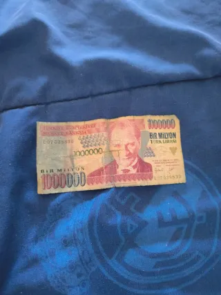 1 Millón Lira Turca Billete