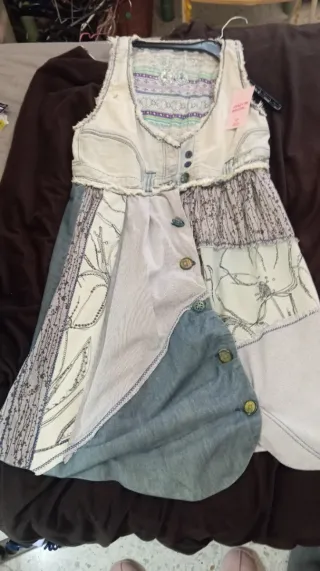Vestido desigual talla 40