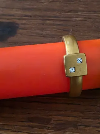 Anillo Oro Amarillo 18k con Diamantes