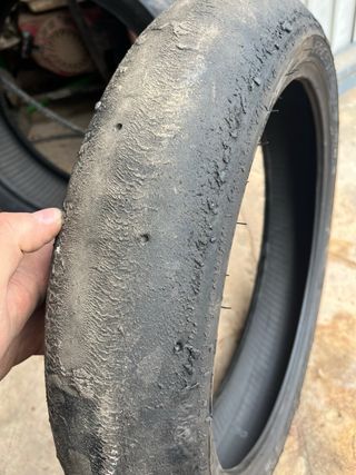 Pareja Neumáticos Slick METZELER RACETEL TD 180/60