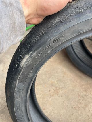 Pareja Neumáticos Slick METZELER RACETEL TD 180/60