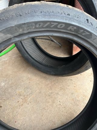 Pareja Neumáticos Slick METZELER RACETEL TD 180/60