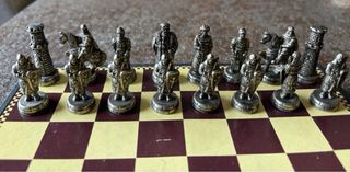 Juego de ajedrez piezas metal