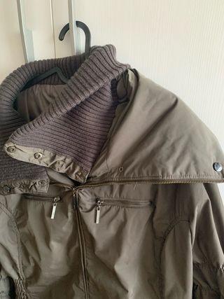 Plumífero señora marrón chocolate T.46/48