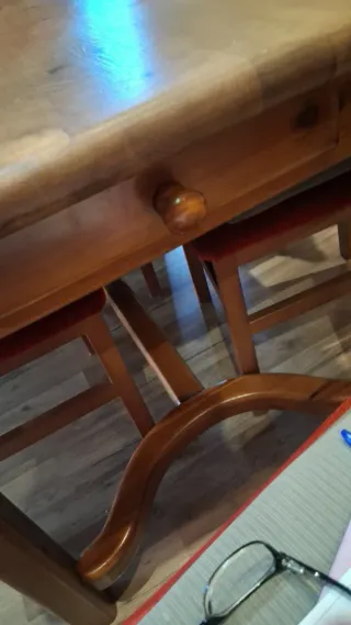 Conjunto comedor en madera