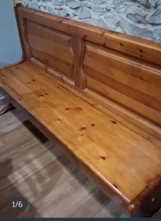 Conjunto comedor en madera