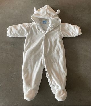 Buzo bebé invierno con capucha