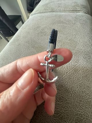 Pulsera con Ancla de Marca Lotus niño azul