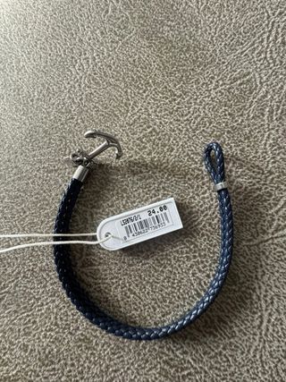 Pulsera con Ancla de Marca Lotus niño azul