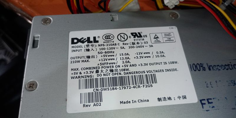 2 Fuentes Alimentación DELL Optiplex 240-270 afbeelding 4
