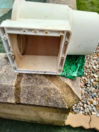 Skimmer y goma para piscina