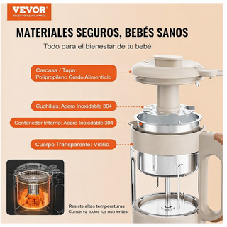 Procesador Alimentos Bebé VEVOR